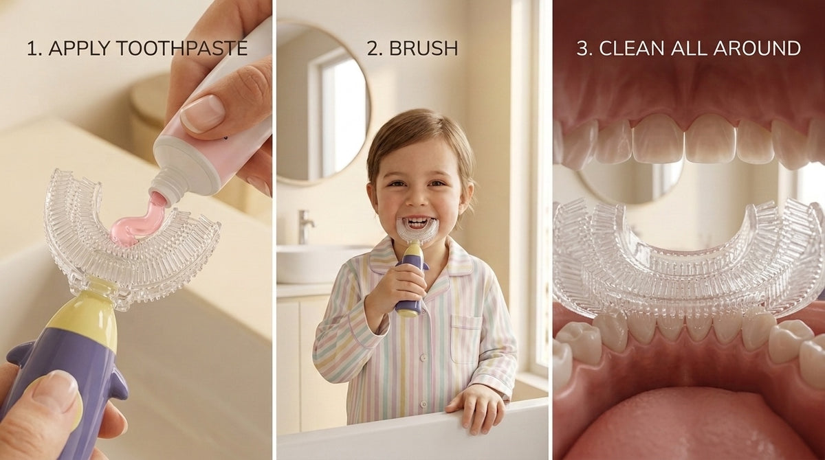 U-Shaped Kids Toothbrush