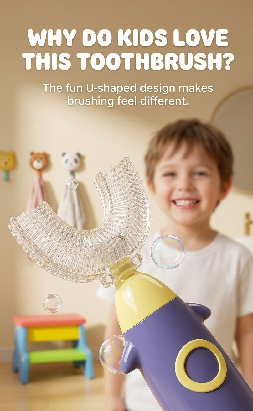 U-Shaped Kids Toothbrush