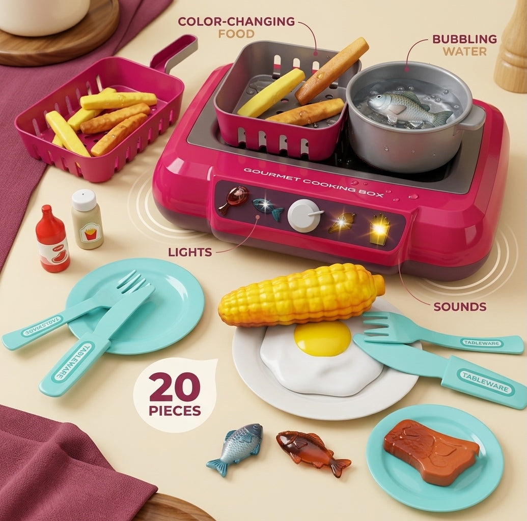 Set de mini cocina para cocinar