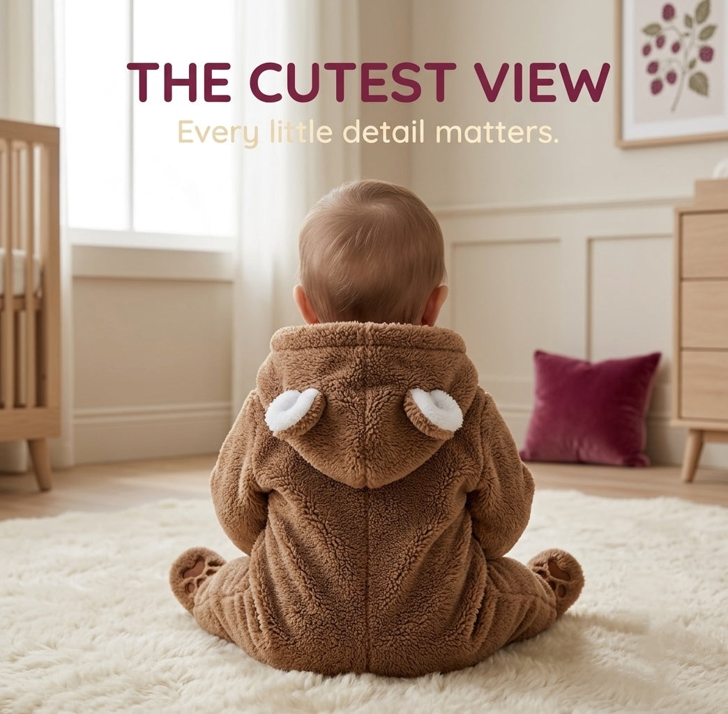 Adorable tenue bébé ourson
