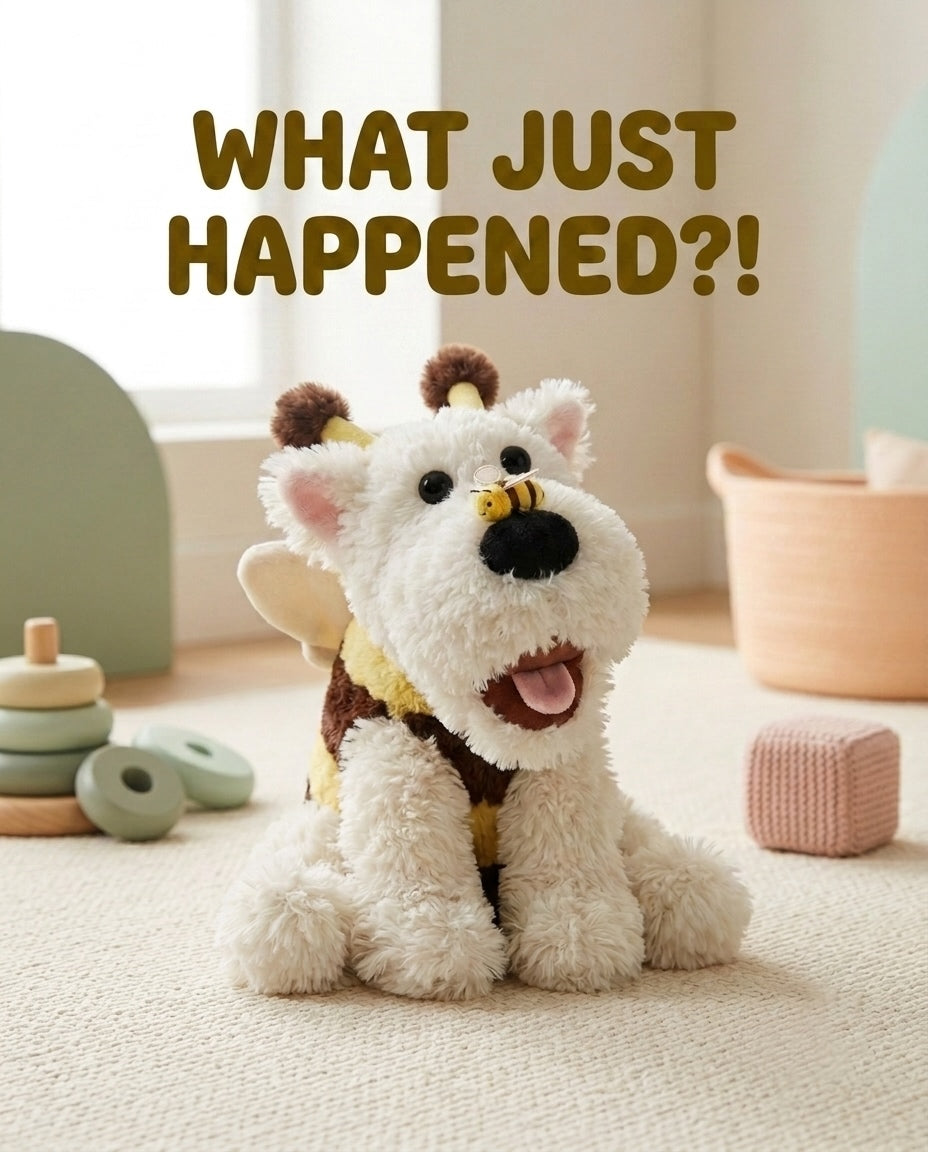Electric Puppy & Bee Plush Toy