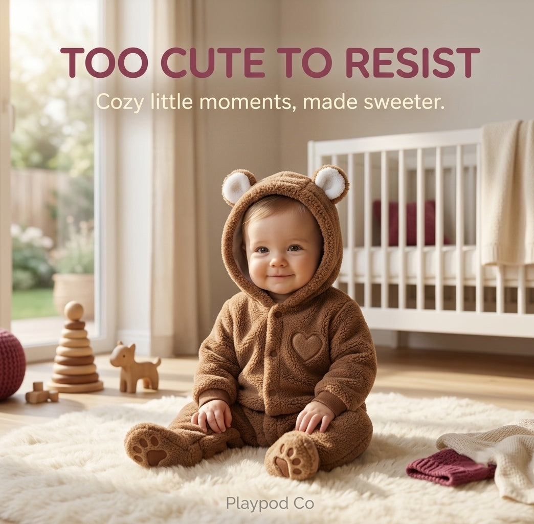 Adorable tenue bébé ourson