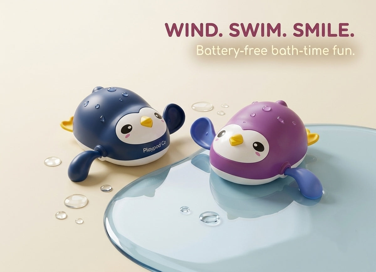 Schwimmendes Pinguin-Badespielzeug
