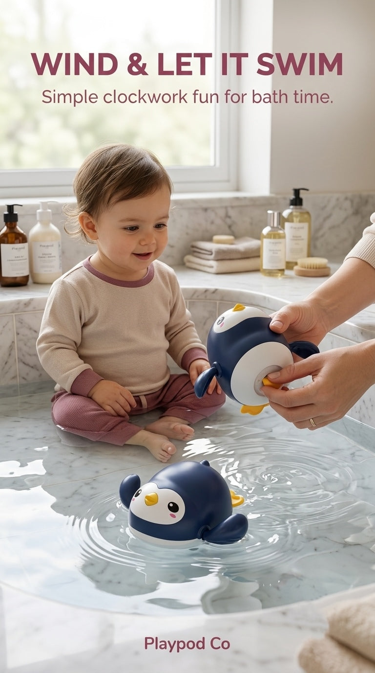 Schwimmendes Pinguin-Badespielzeug