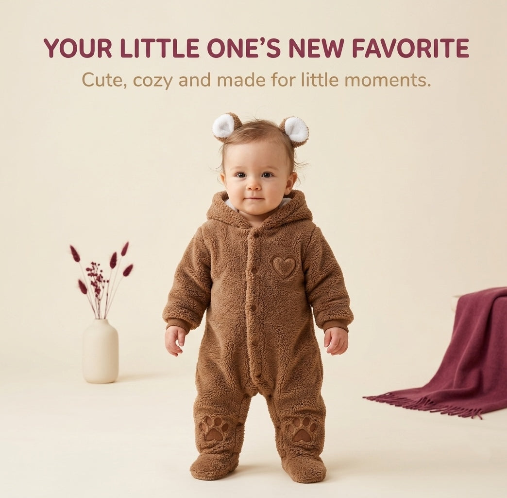 Adorable tenue bébé ourson