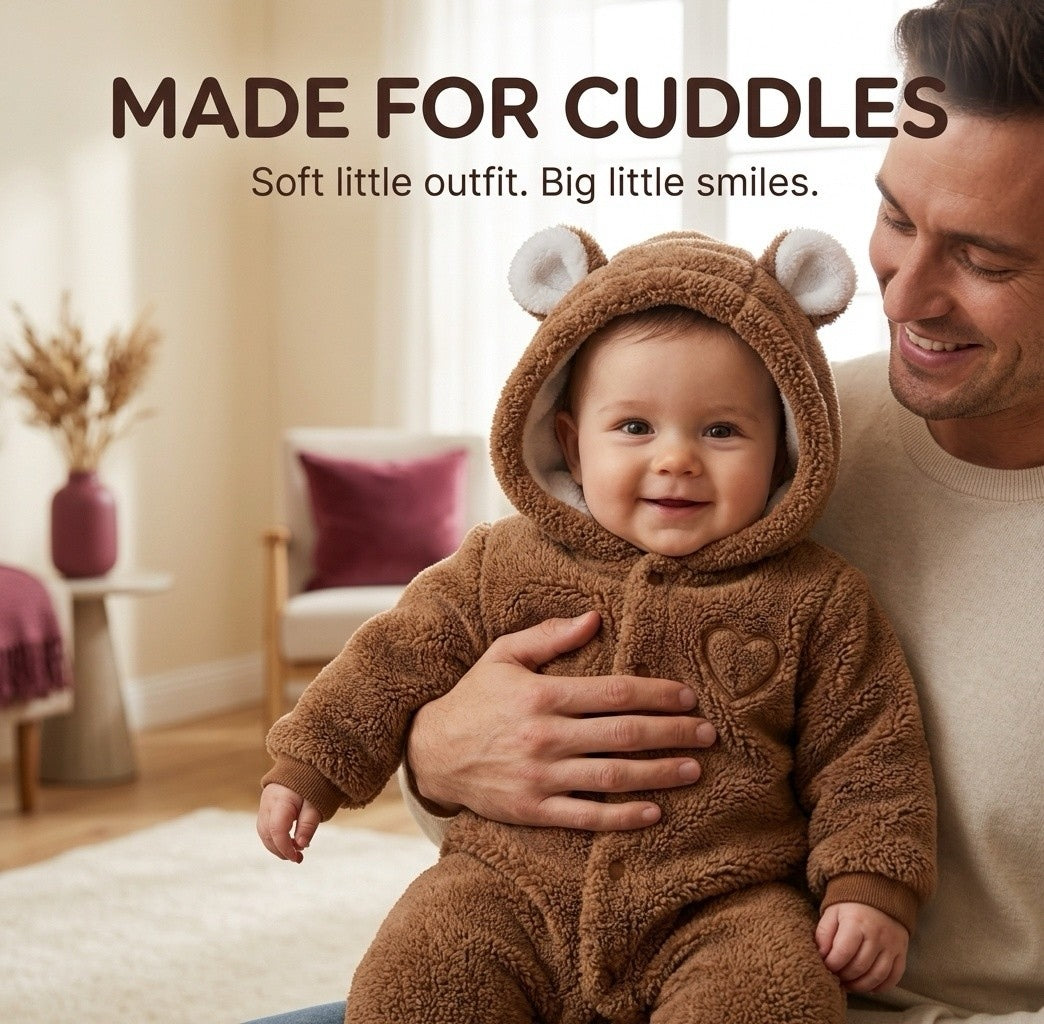 Adorable tenue bébé ourson